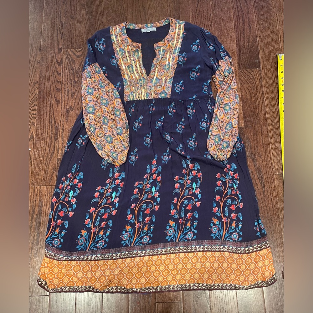 World Market Womens  Chic BOHO Cotton Dress Size S/M